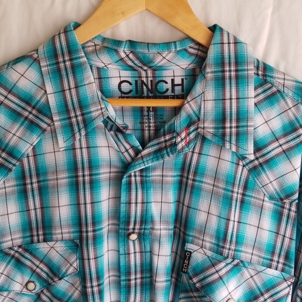 Cinch modern fit long sleeve pearl snap